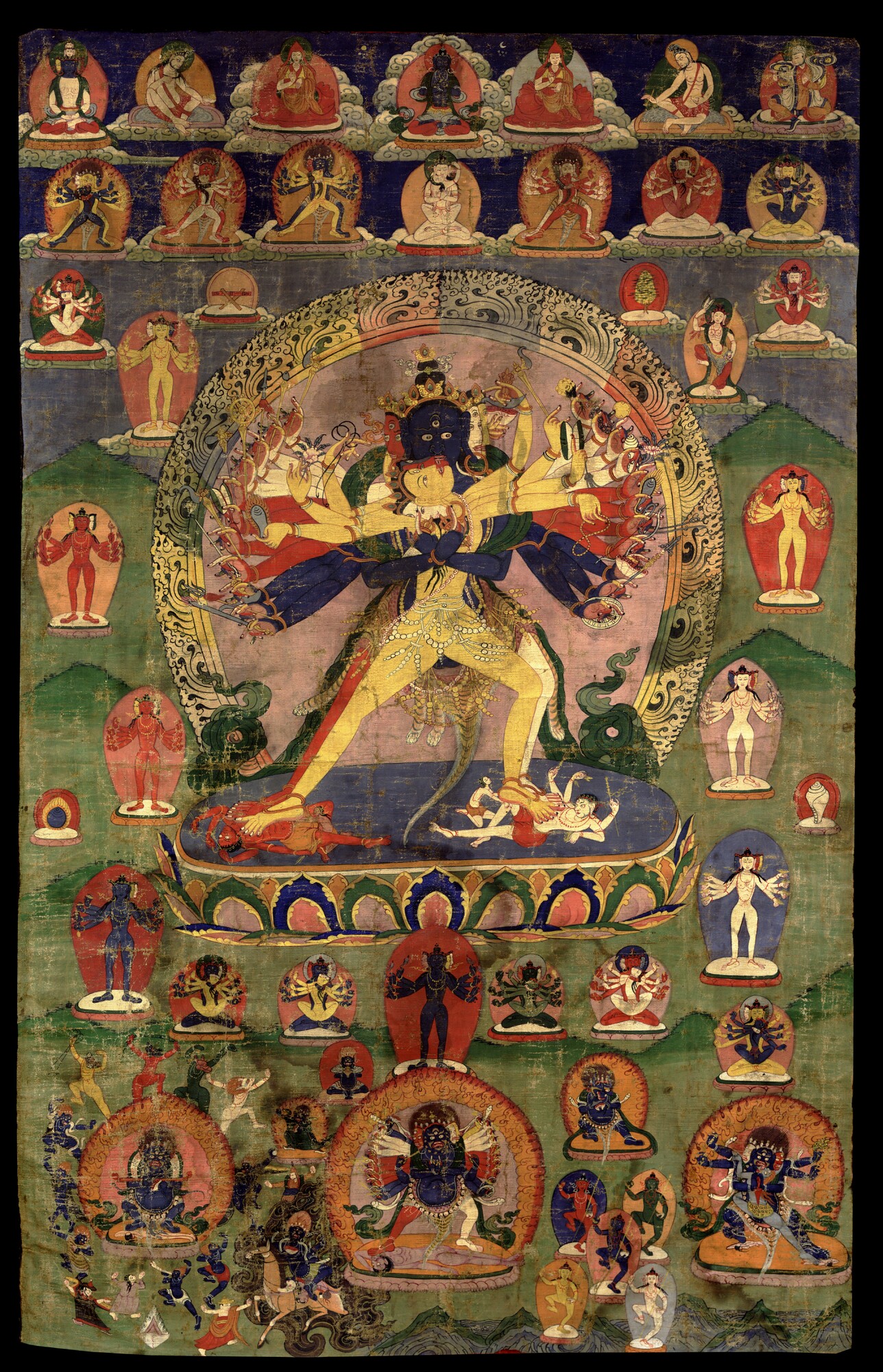 Kalachakra (Buddhist Deity) (Himalayan Art) - Primary Image