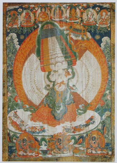 Sitatapatra (Buddhist Deity) - (1000 faces, 1000 hands) (Himalayan 