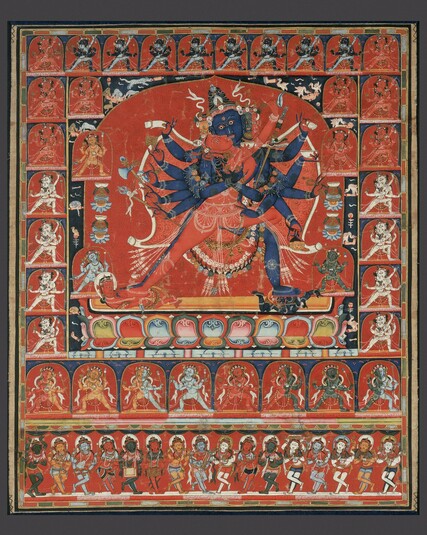 Chakrasamvara (Buddhist Deity) - (Krishnacharin Tradition) (Himalayan Art)