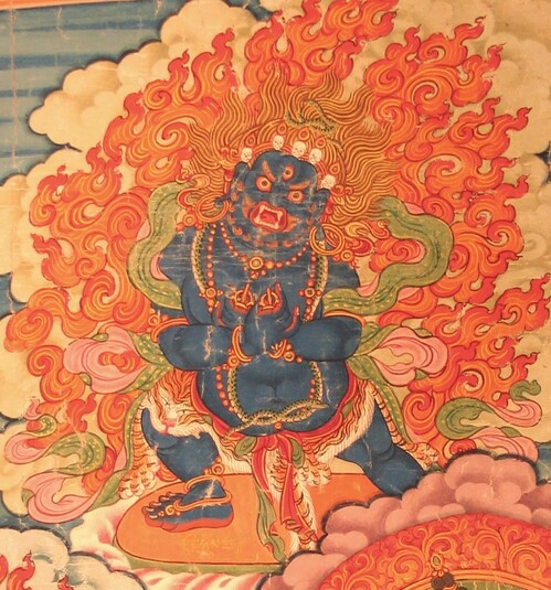 Humkara (Buddhist Deity) - (Two Arms) (Himalayan Art)