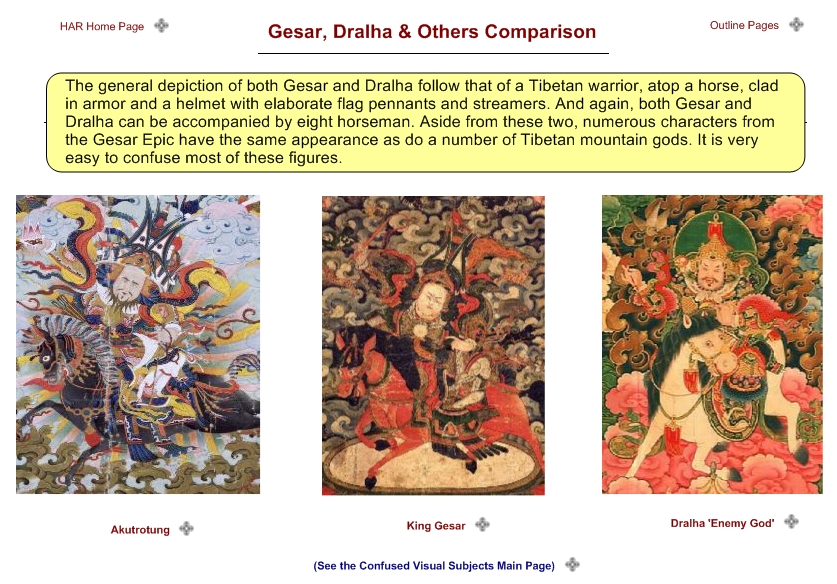 Gesar, Dralha & Others Comparison