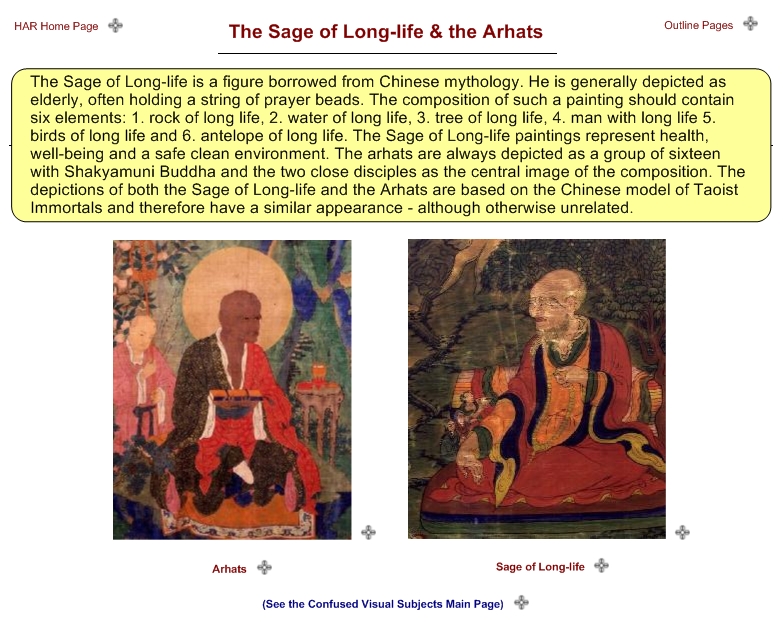 The Sage of Long-life & the Arhats
