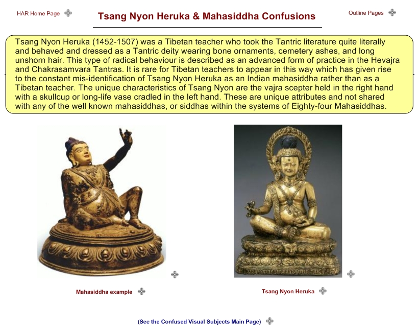 Tsang Nyon Heruka & Mahasiddha Confusions
